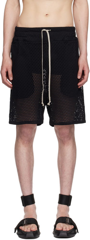 Shortsit Rick Owens Rick Owens Champion Edition Mesh Shorts Musta | CM01E1682 CHONET MESH, 0