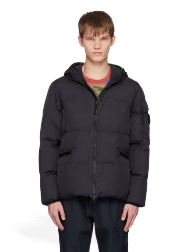 Puffer takki Stone Island Garment-Dyed Down Jacket Musta | 771540223