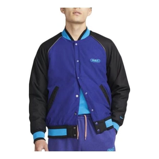 Bomber-takki Nike Baseball Collar Long Sleeve Jacket Sininen | DQ6148-455