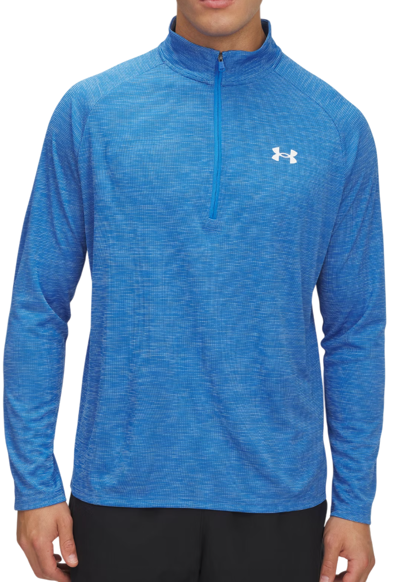 Huppari Under Armour UA Tech Textured 1/2 Zip Top Sininen | 1382797-402, 0