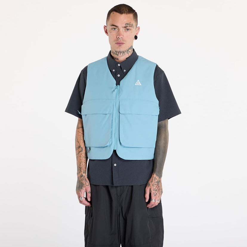 Liivi Nike ACG "Skull Peak" PrimaLoft® Reversible Vest Denim Turquoise/ Armory Navy/ Summit White Turkoosi | FV8694-464