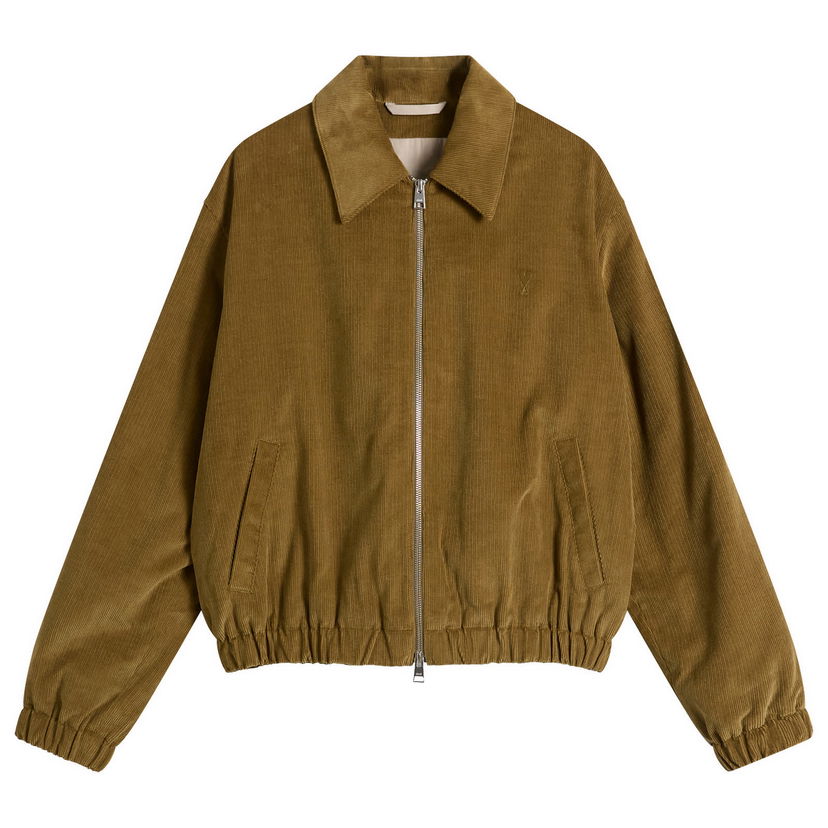 Takki AMI AMI Paris ADC Corduroy Jacket, Size Large Ruskea | H25HJK830-CO0089-298H25