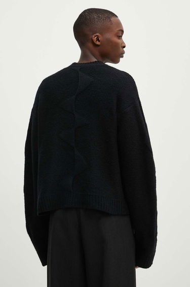 Villapaita HELIOT EMIL Black Warm Wool Sweater Musta | PREAW24.M.07.063.BLK01, 4