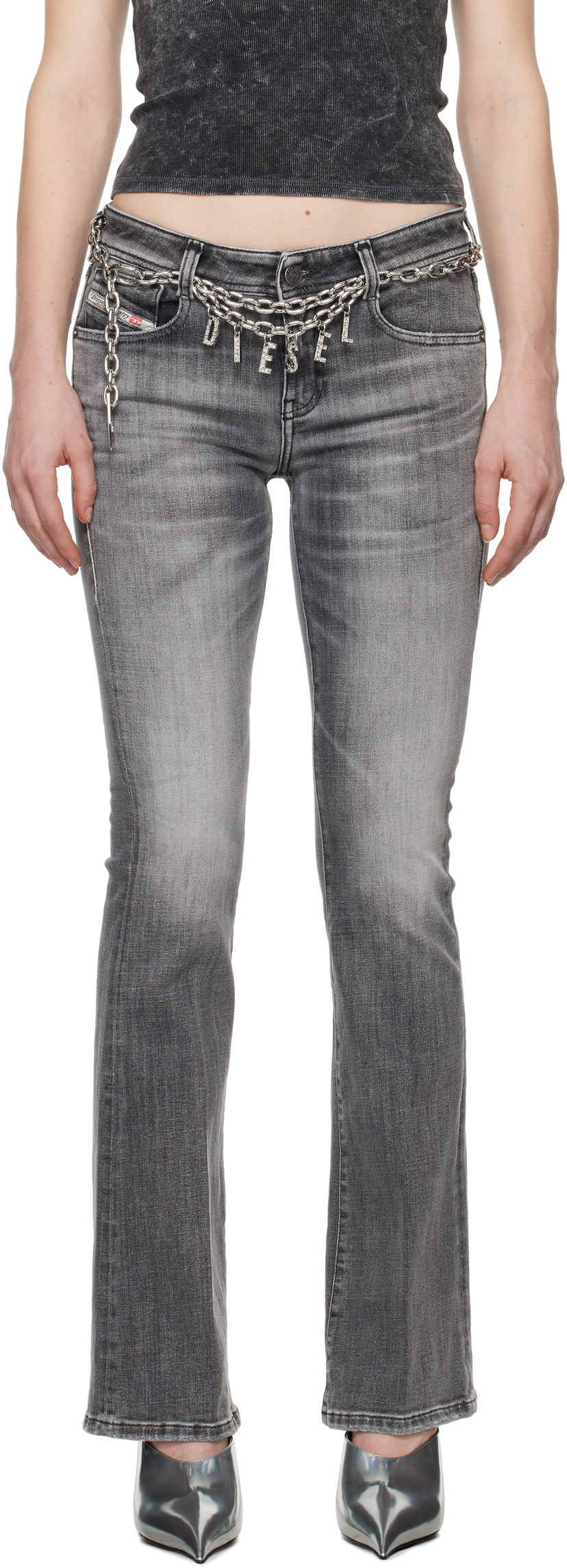 Jeans Diesel Bootcut Jeans 1969D-Ebbey 09J29 Harmaa | A11003 09J29