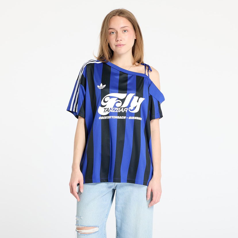 T-paita adidas Originals adidas Originals Off Shoulder Jersey Sininen | KD2278