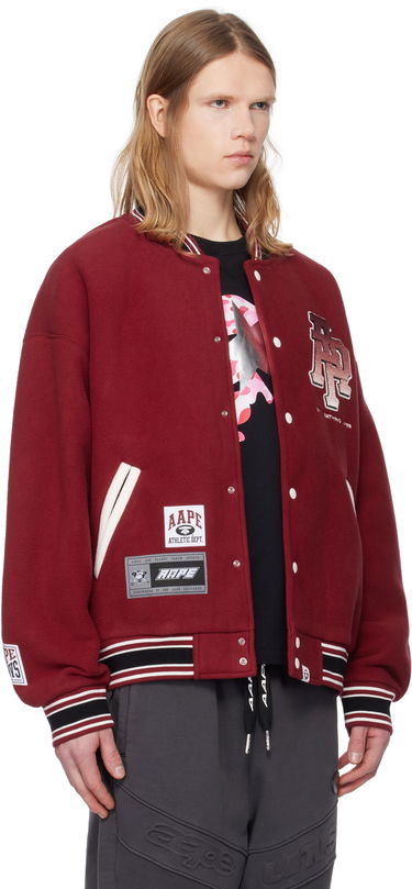 Bomber-takki AAPE by A Bathing Ape AAPE By A Bathing Ape Main Bomber Jacket Punainen | AAPSWMB351XXNBDX, 1