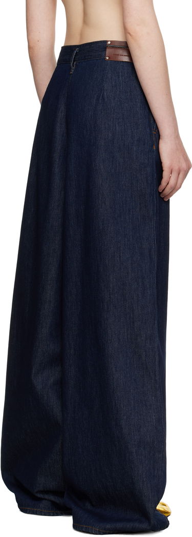 Jeans Dries Van Noten Dries Van Noten Wide Leg Pleated Jeans Sininen | 251-010929-1552, 2