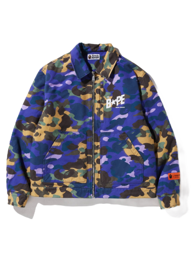 Takki BAPE Heron Preston x Mix 1st Camo Duck Trucker Jacket Violetti | 1I23-141-902