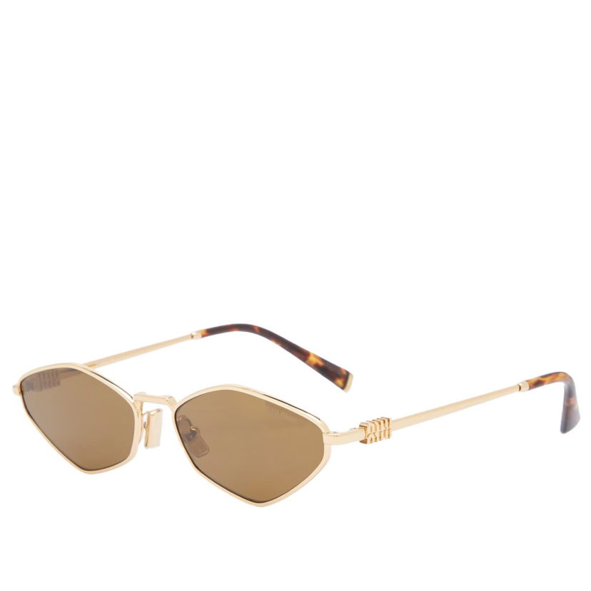 Aurinkolasit Miu Miu Miu Miu 56ZS Geometric Sunglasses Ruskea | 0MU-56ZS-56-5AK09Z