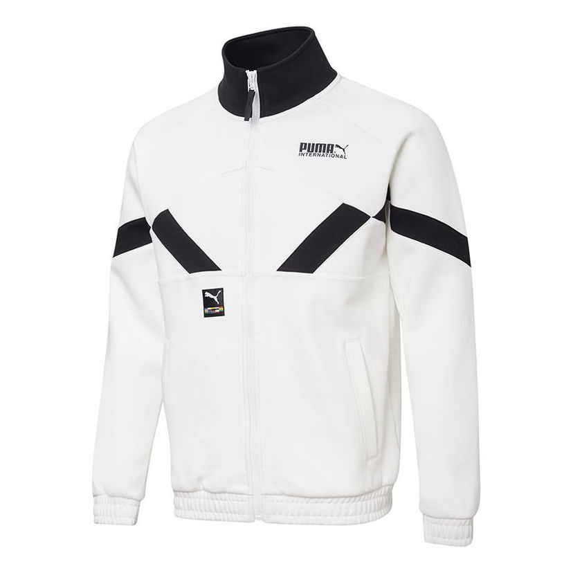 Verryttelypuku Puma Casual Knitted Jacket Valkoinen | 531339-02