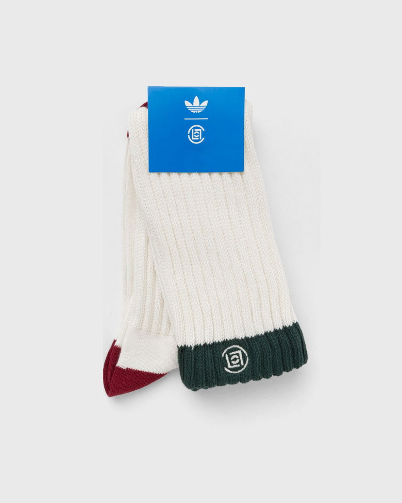 Sukat adidas Originals CLOT Crew Socks Valkoinen | JL7888