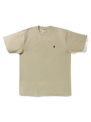 T-paita BAPE Ape Head One Point Tee Beige | 1I80-110-004