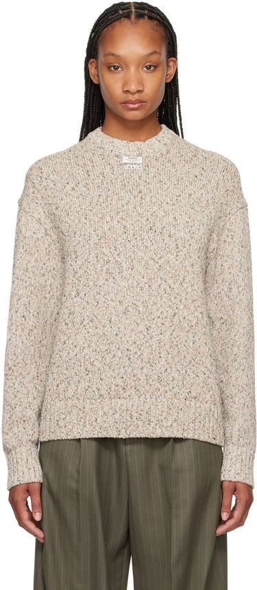 Villapaita ADER ERROR Patch Speckled Knit Sweater Beige | BN01SSKT0301OT, 0