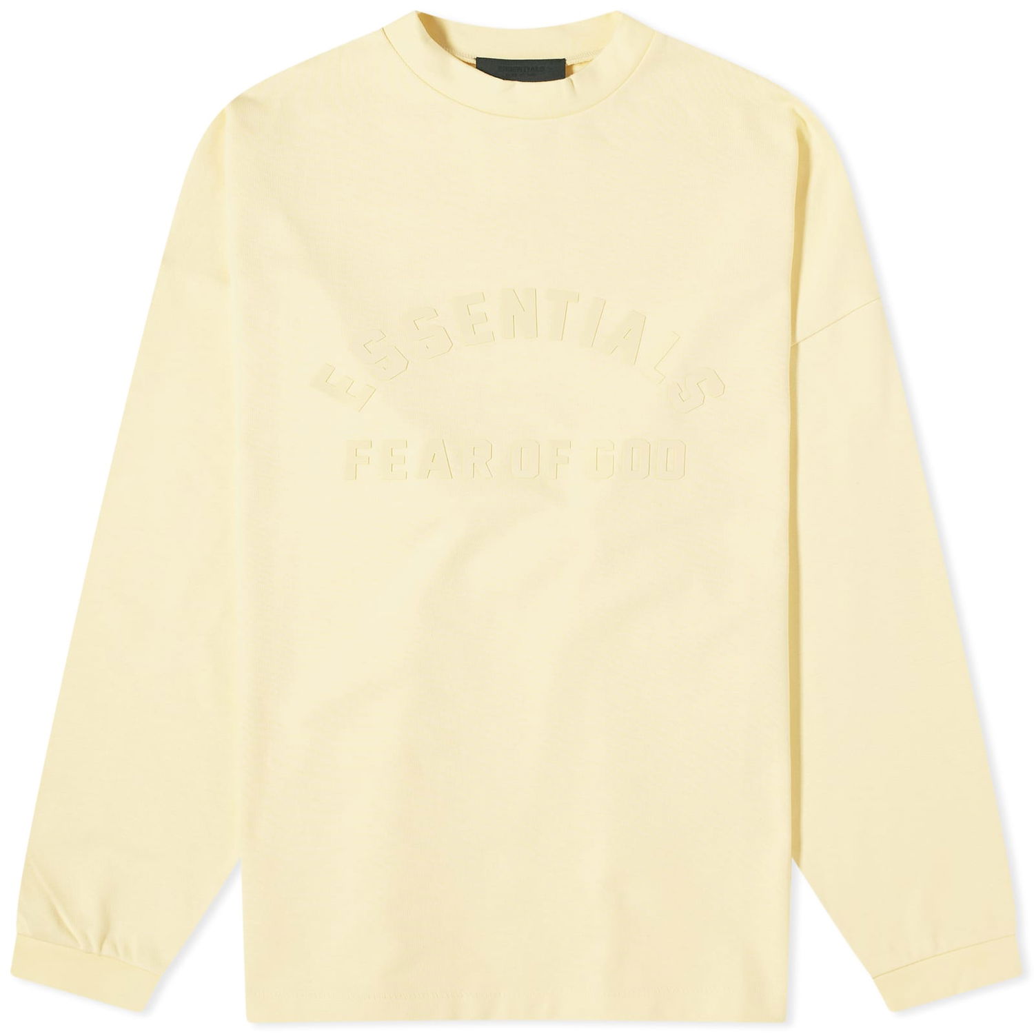 T-paita Fear of God Spring Long Sleeve Printed T-Shirt Keltainen | 125SP242011F, 1