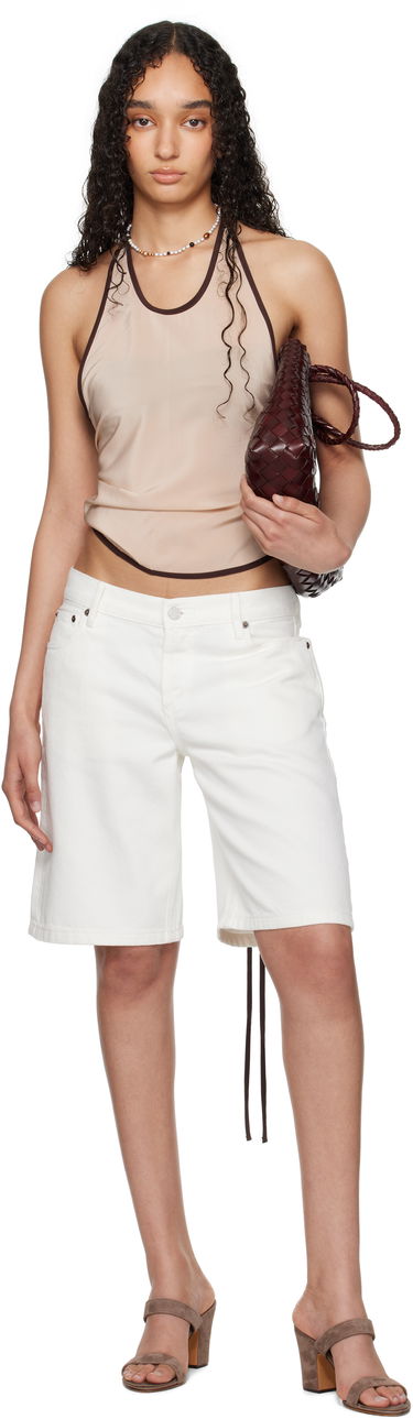 Tankkitoppi Baserange Baserange Apron Wrap Top Beige | Apron Wrap Top, 4