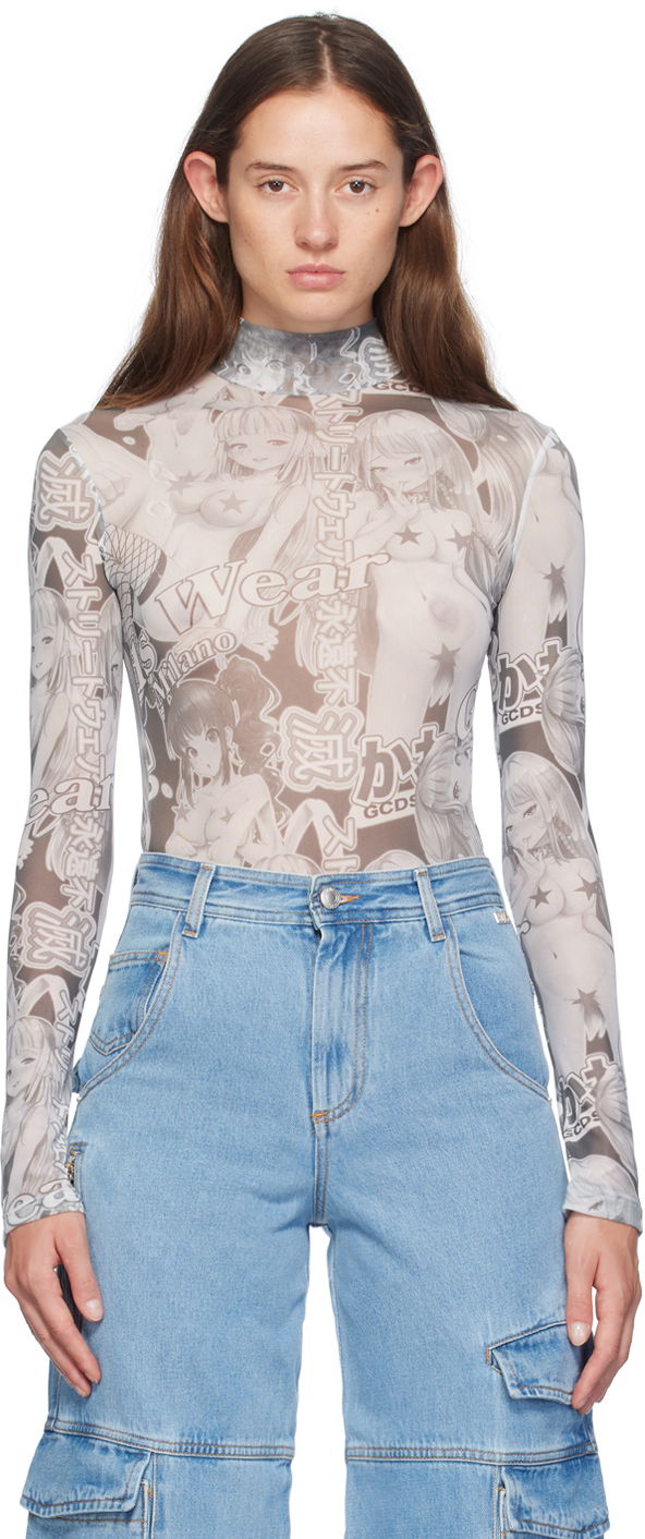 Body GCDS Bodysuit Harmaa | A2CW2602TE6