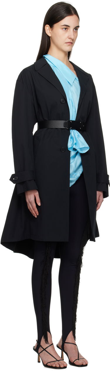 Trenssitakki Maison Margiela MM6 Maison Margiela Spliced Trench Coat Musta | S52AH0078 S78537, 1
