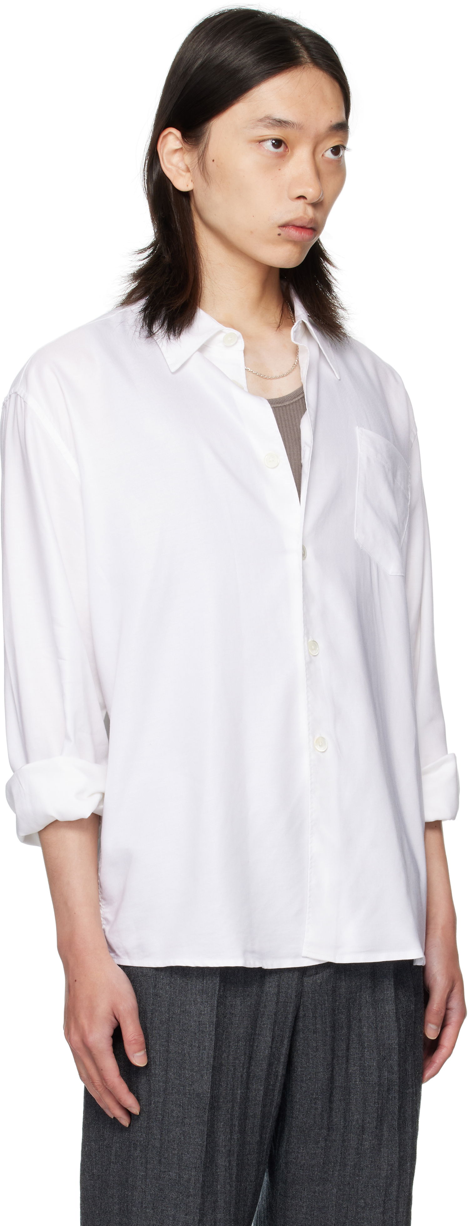 Paita OUR LEGACY Our Legacy Beyond Button-Up Shirt Valkoinen | M4252BSW, 1