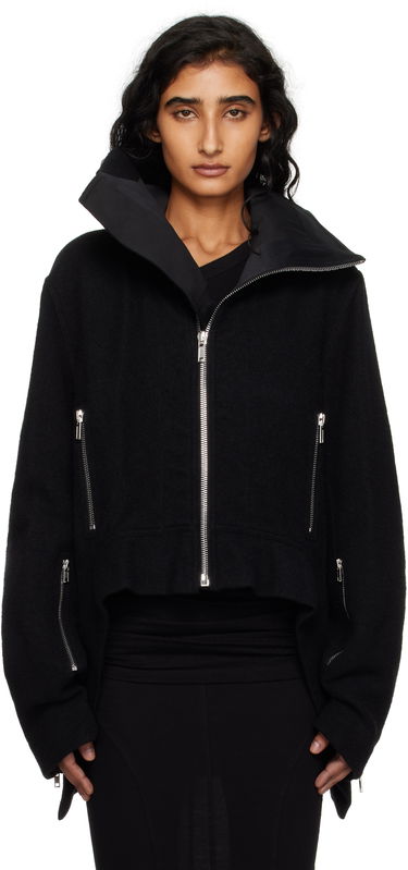 Takki Rick Owens Rick Owens Concordians Exploder Cropped Jacket Musta | RP02E4722 WBD, 0