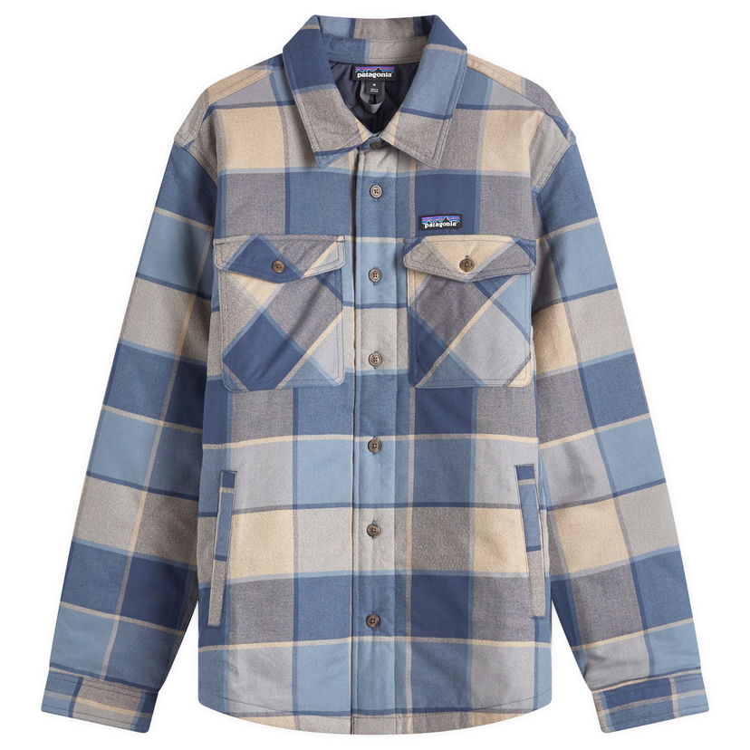 Paita Patagonia Insulated Fjord Flannel Shirt Sininen | 20386-WMBL
