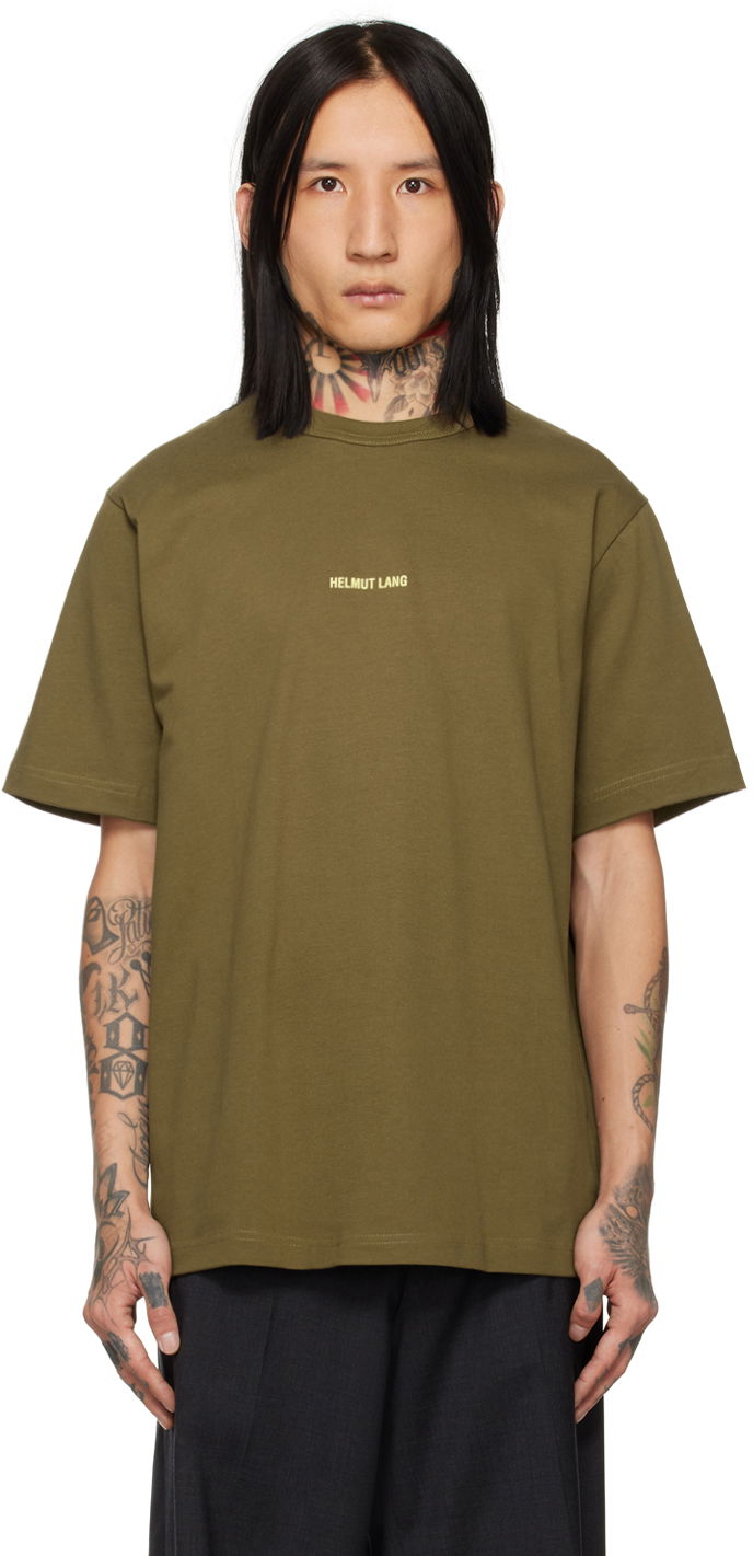 T-paita Helmut Lang Space Graphic T-Shirt Vihreä | N09HM526