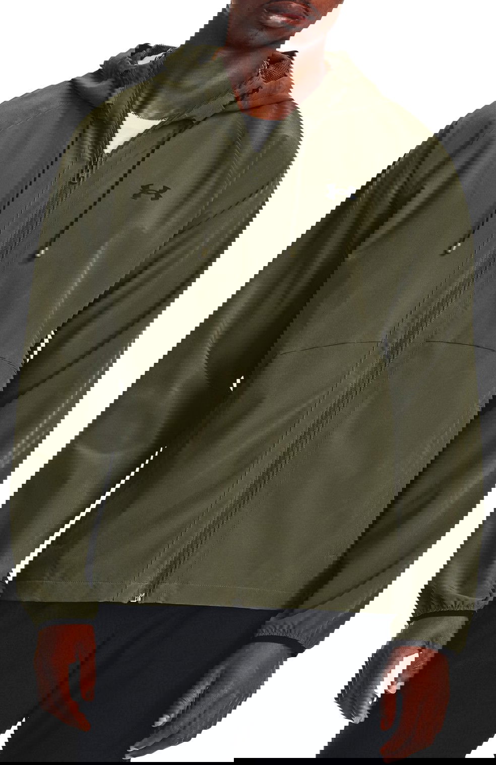 Tuulitakki Under Armour Stretch Woven Windbreaker Sonar Vihreä | 1377171-390, 0