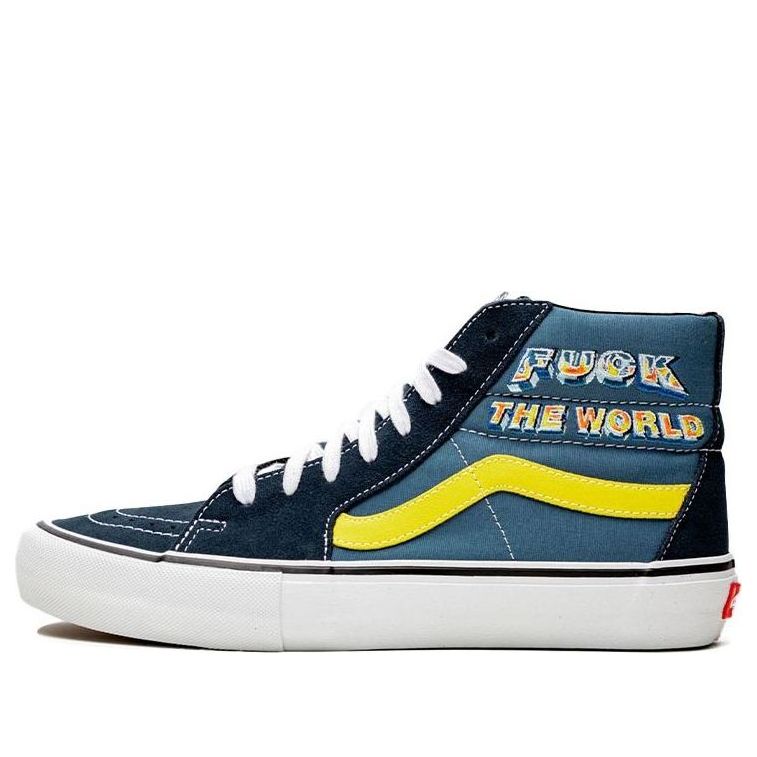 Tennarit ja kengät Vans Supreme SK8-HI 'Fuck The World' Sininen | VN0A45JDSY2