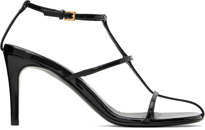 Asusteet Khaite KHAITE Cage Heeled Sandals Musta | F3083-938