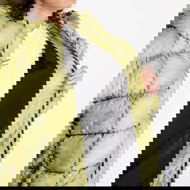 Puffer takki Karl Kani Jacket Sport Patch Square Quilted Puffer Jacket Lime Green L Keltainen | 60760018, 3