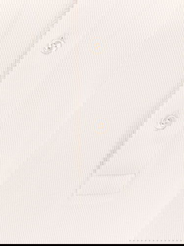 T-paita Tom Ford Long Sleeve Henley T-Shirt Beige | JHL014JMC048S25AW004, 2
