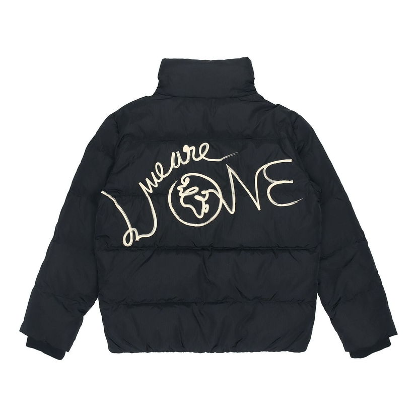 Puffer takki Li-Ning Way Of Wade Graphic Down Jacket Musta | AYMR443-1