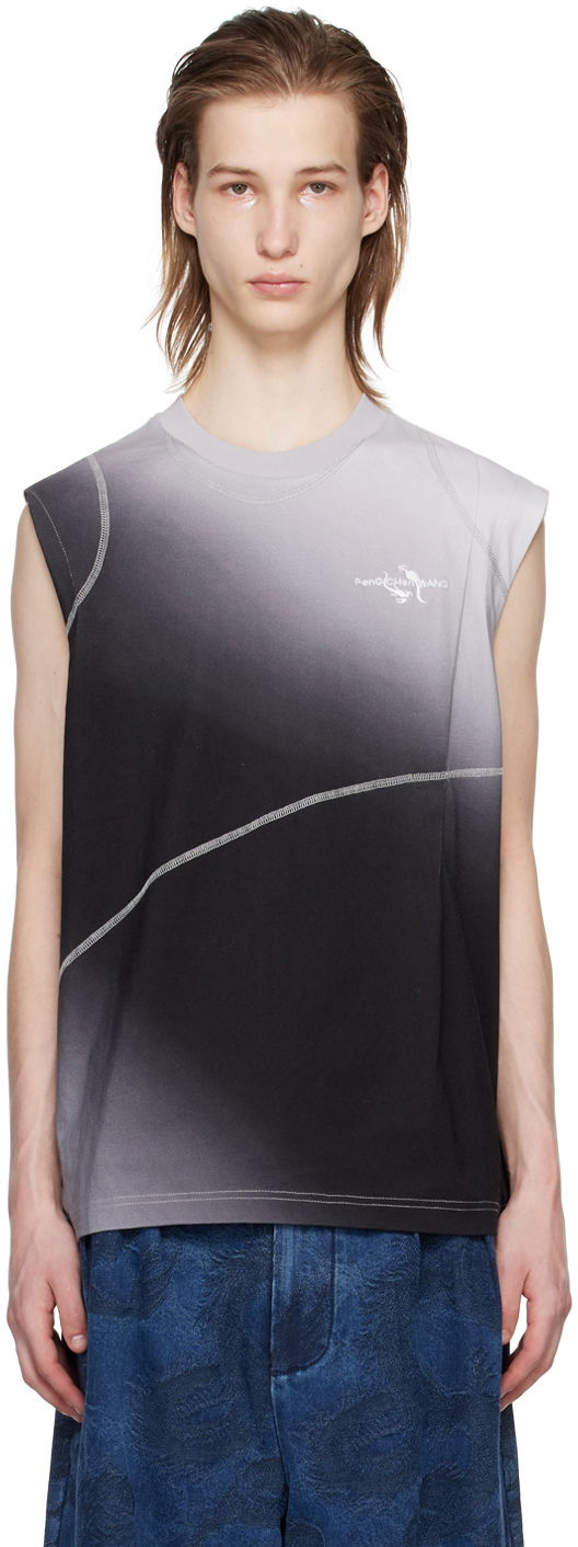 Tankkitoppi Feng Chen Wang Feng Chen Wang Deconstructed Tank Top Harmaa | FMS17VS01