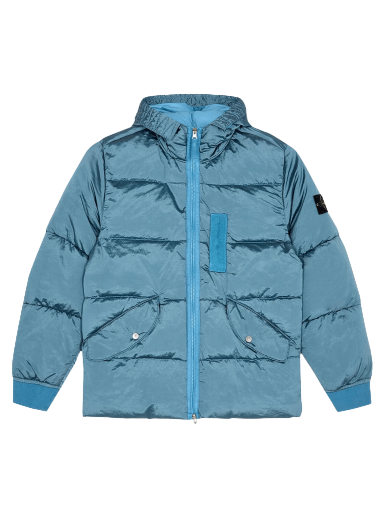 Puffer takki Stone Island Hooded Down Jacket Sininen | 771543619 V0046
