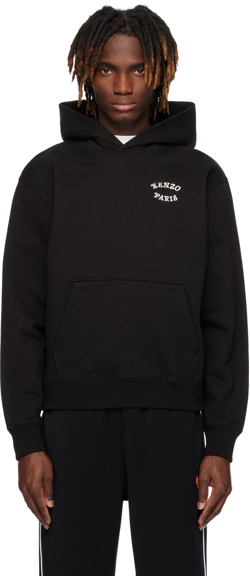 Huppari KENZO Kenzo Paris VERDY Edition Embroidered Hoodie Musta | FF55SW2724MC