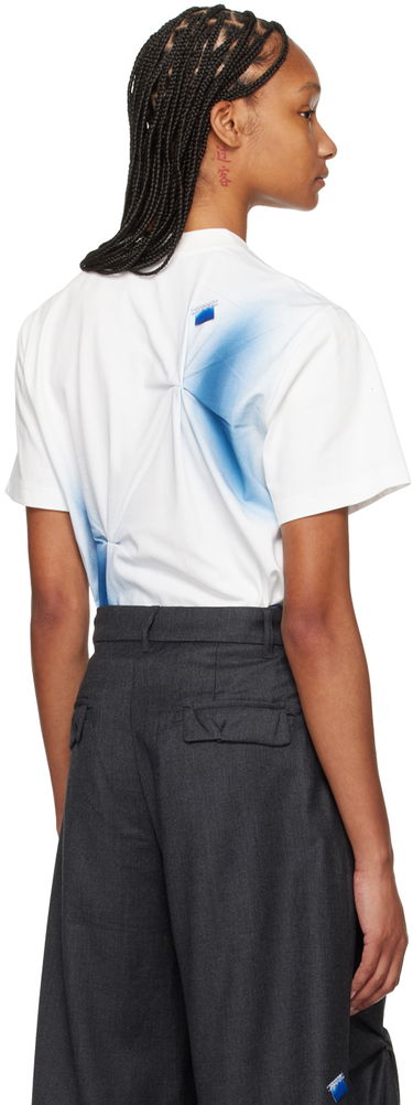 T-paita ADER ERROR Nowia Graphic Print Cotton T-Shirt Valkoinen | BN01SSTS0102OW, 2