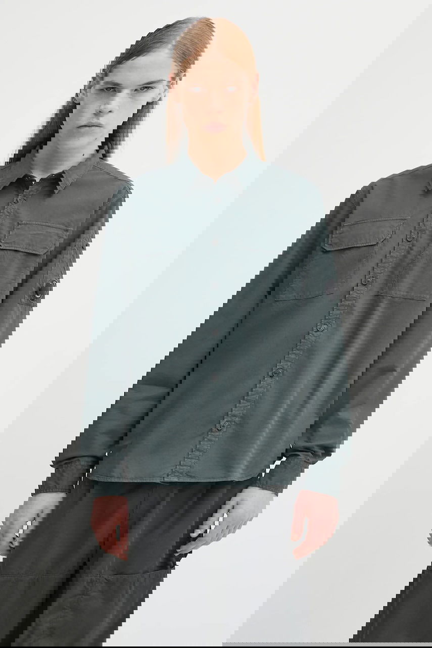 Paita C.P. Company C.P. Company Regular Fit Shirt Vihreä | 19CMSH706A110143G, 0