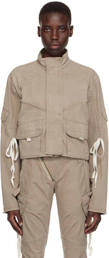 Takki Ottolinger Ottolinger Drawstring Crop Jacket Beige | 0904001, 0