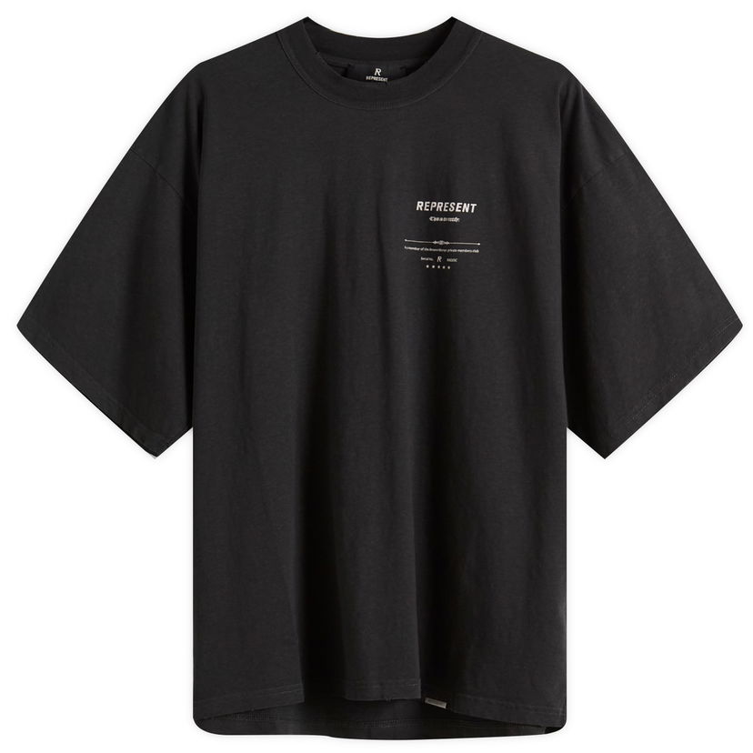 T-paita Represent Clo Revere Manor T-Shirt, Size X-Small Musta | MLM100286-04