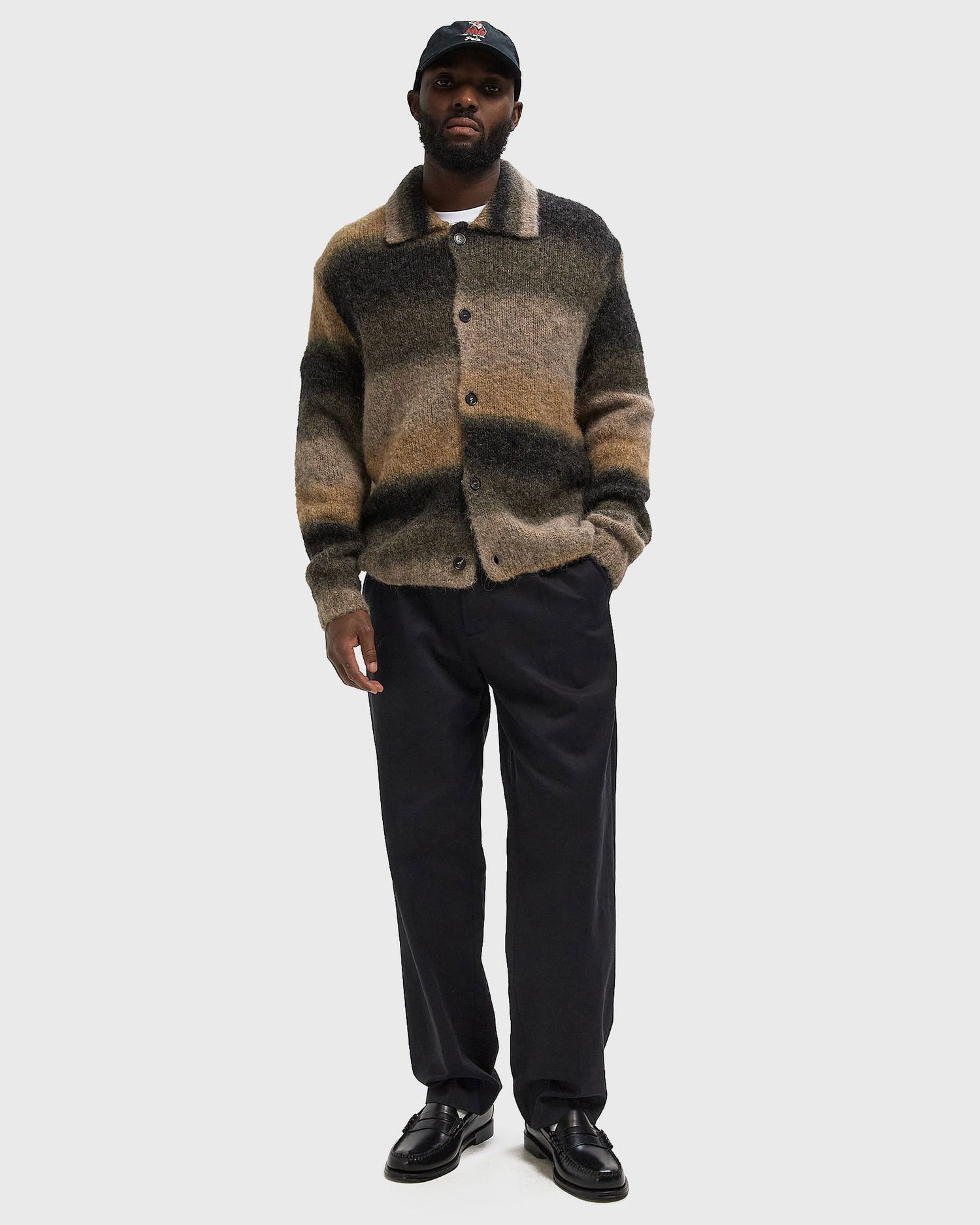 Villapaita NORSE PROJECTS Erik Gradient Alpaca Wool Italian Yarn Cardigan Monivärinen | N45-0654-0966, 1