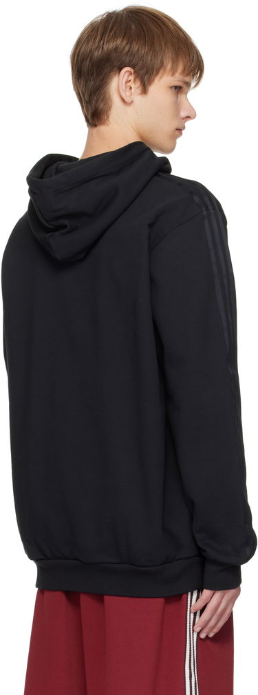 Huppari Yohji Yamamoto Y-3 Yohji Yamamoto Kuro Hoodie Musta | KA9652, 2