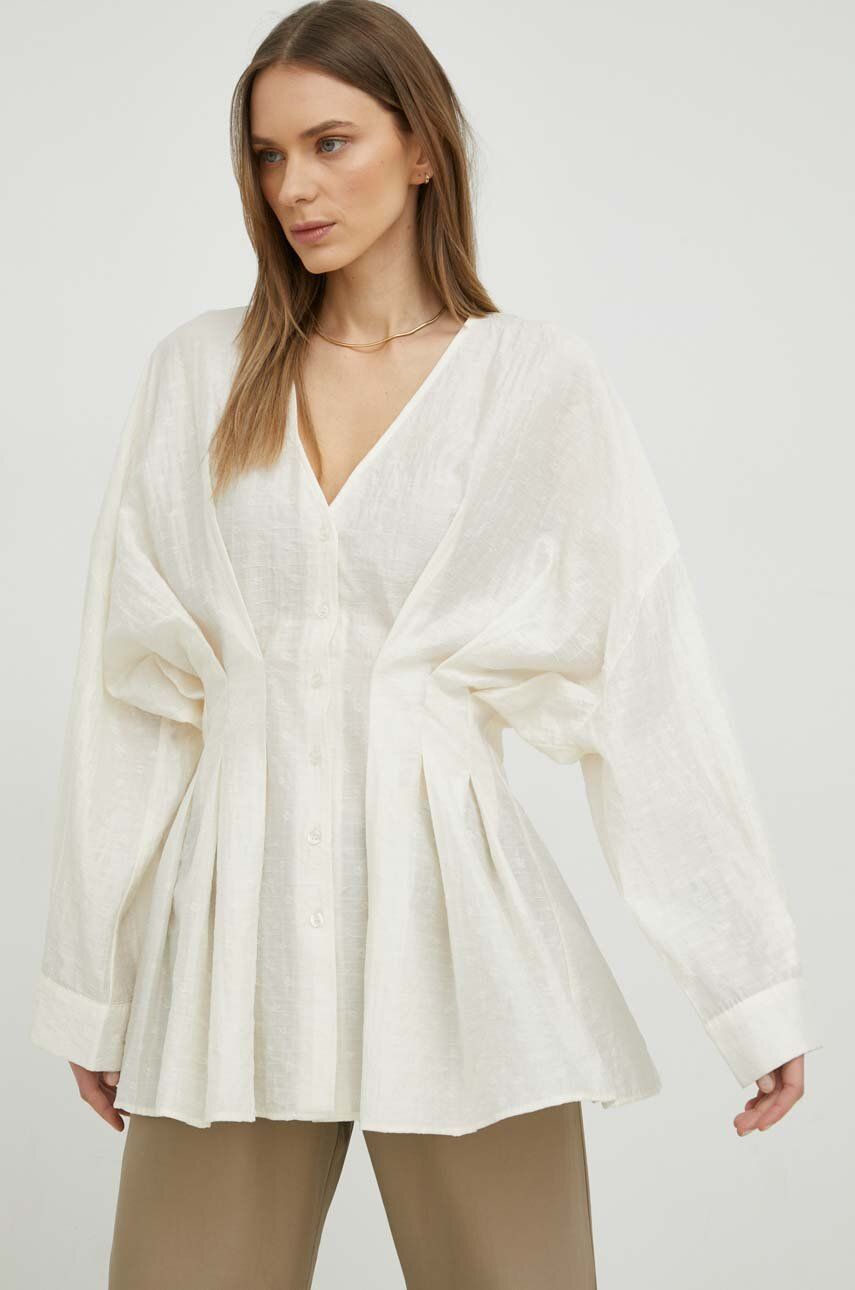 Paita Samsoe Samsoe Shirt Valkoinen | F23100157, 0