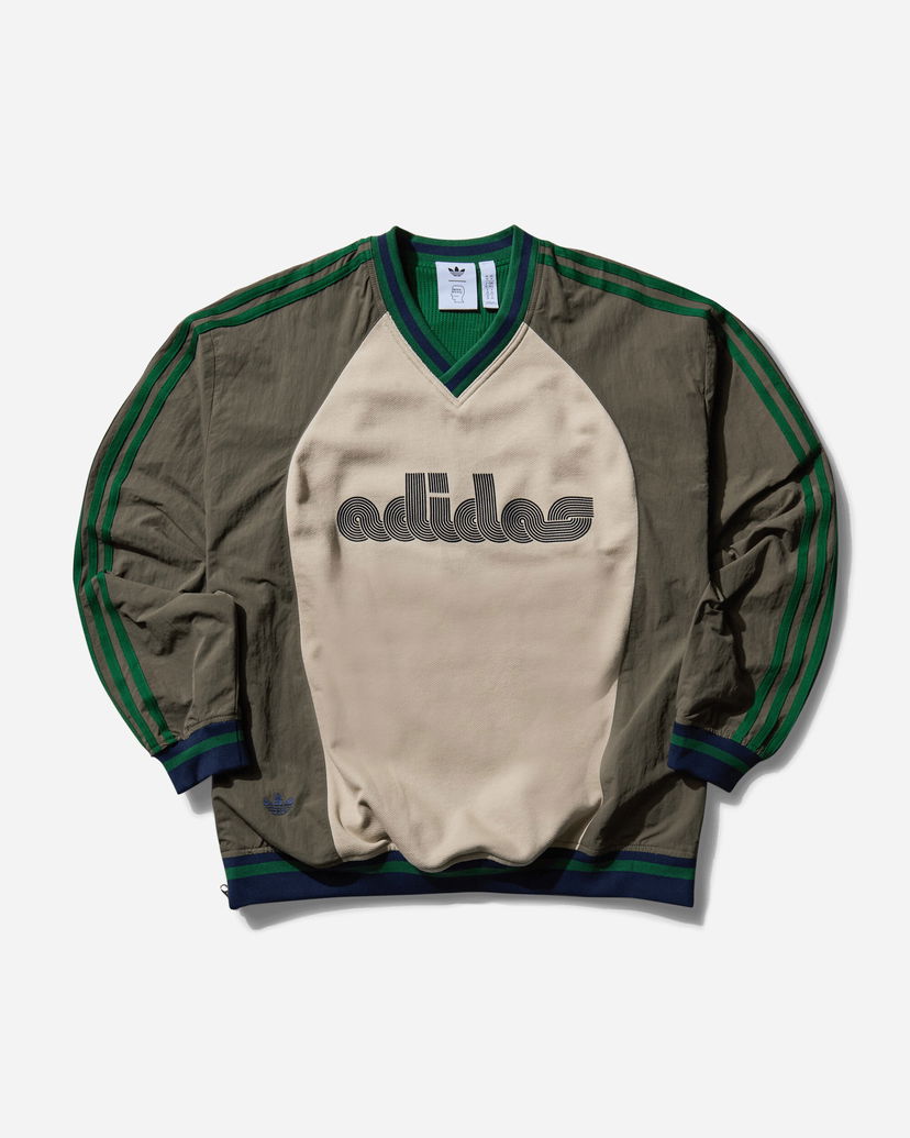Huppari adidas Originals Brain Dead Pullover Vihreä | JN7153