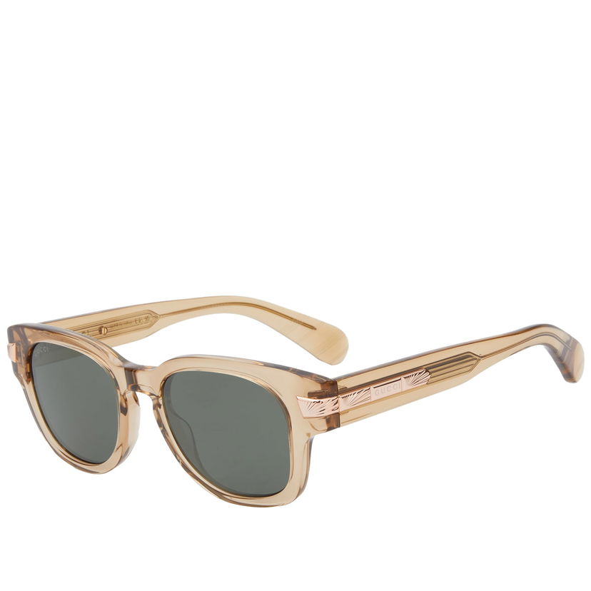 Aurinkolasit Gucci Men's New York 30s Sunglasses Brown/Grey Beige | GG1518S-004