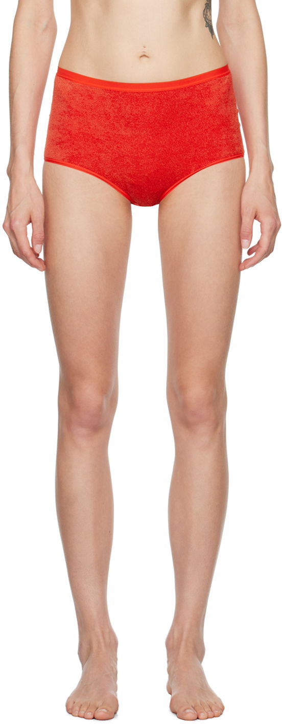 Pikkuhousut Baserange High-Waist Bell Briefs Punainen | UNHW-VE-AU24