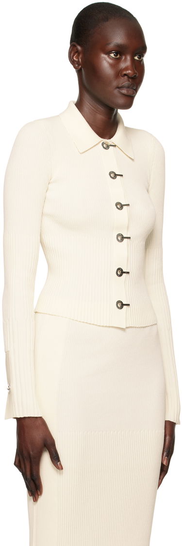 Villapaita Dion Lee Gradient Rib Long Sleeve Cardigan Oranssi | A7663R23, 4