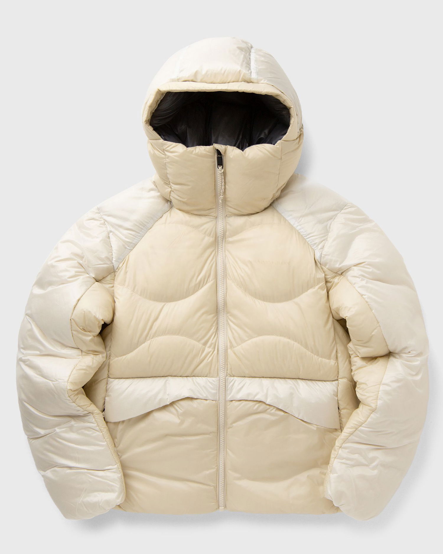 Puffer takki Peak Performance HeliuDiamond Fuse Hooded Down Jacket Beige | G80435010, 0