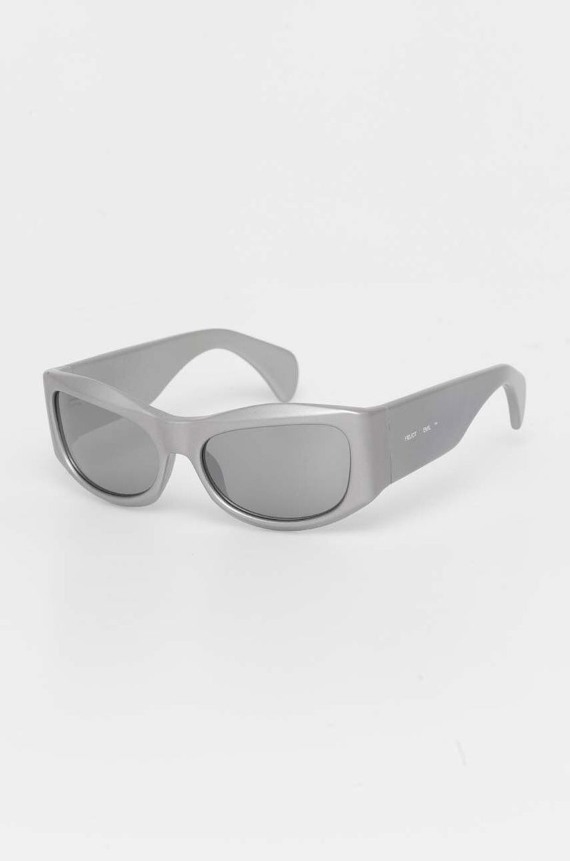 Aurinkolasit HELIOT EMIL Rectangular Sunglasses Harmaa | HE.16.63.GY04