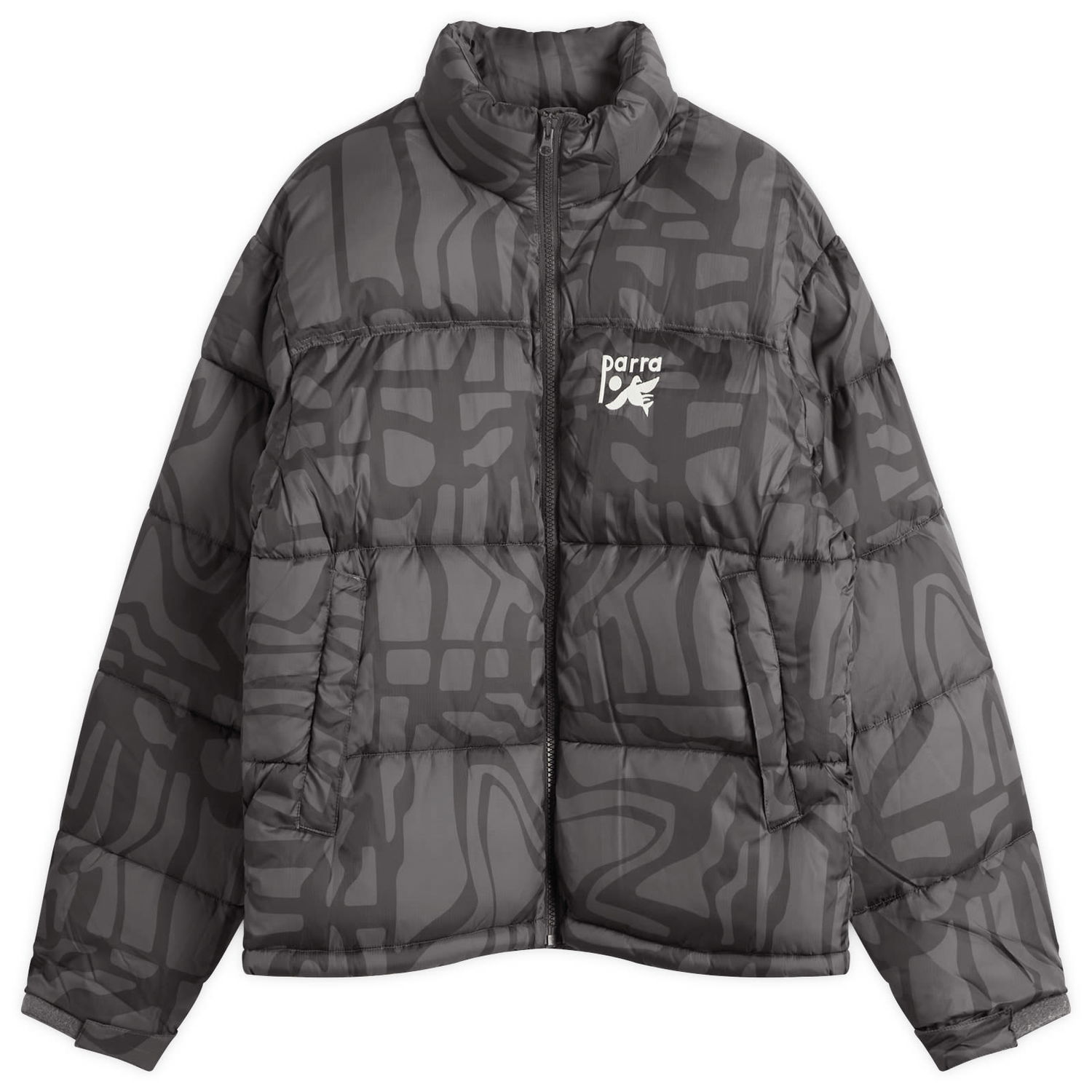Puffer takki By Parra Broken FTP Puffer Jacket Musta | 54350-BLK, 1
