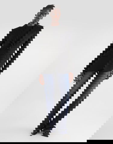 Takki Dolce & Gabbana Dolce & Gabbana Single-Breasted Silk and Cashmere Jacket Musta | F29KNTGDDC0N0000, 1