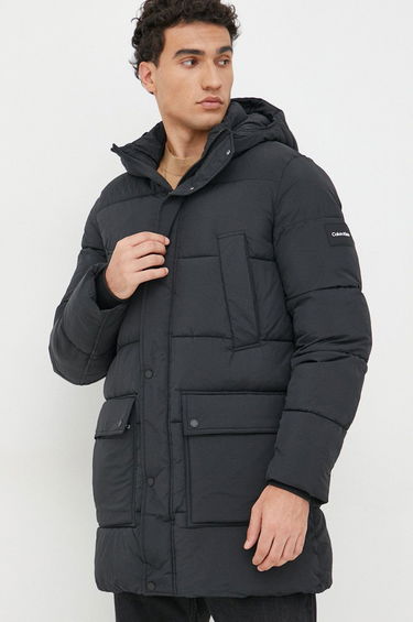 Puffer takki CALVIN KLEIN Puffer Jacket Musta | K10K110335.9BYY, 0